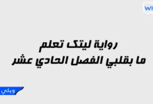 رواية ليتك تعلم ما بقلبي الفصل الحادي عشر